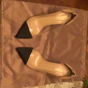 Black toe,clear and nude color Pumps.size 7 .Never worn.